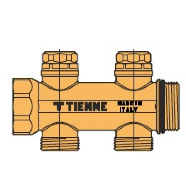 COLECT DIST TIEMME NORM 3/4X18 2VIAS