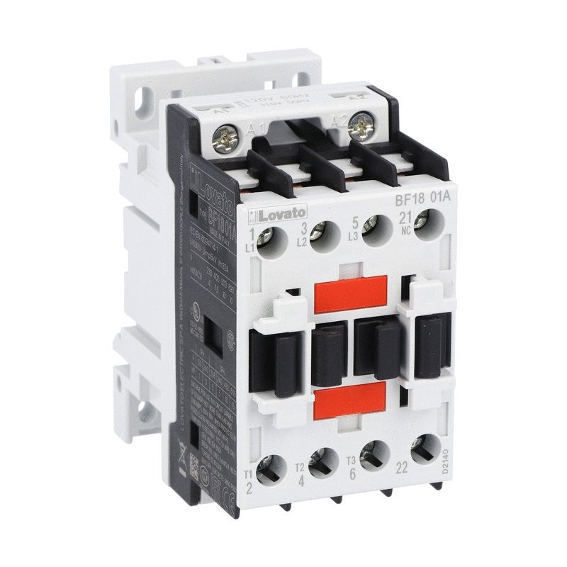 CONTACTOR LOVATO BF1801A230 18A/220V/1NC